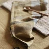 Sélection M Serviette de table lin et coton gold Sale