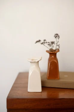 Sélection M Soliflor petit vase en faïence – 2 couleurs Online