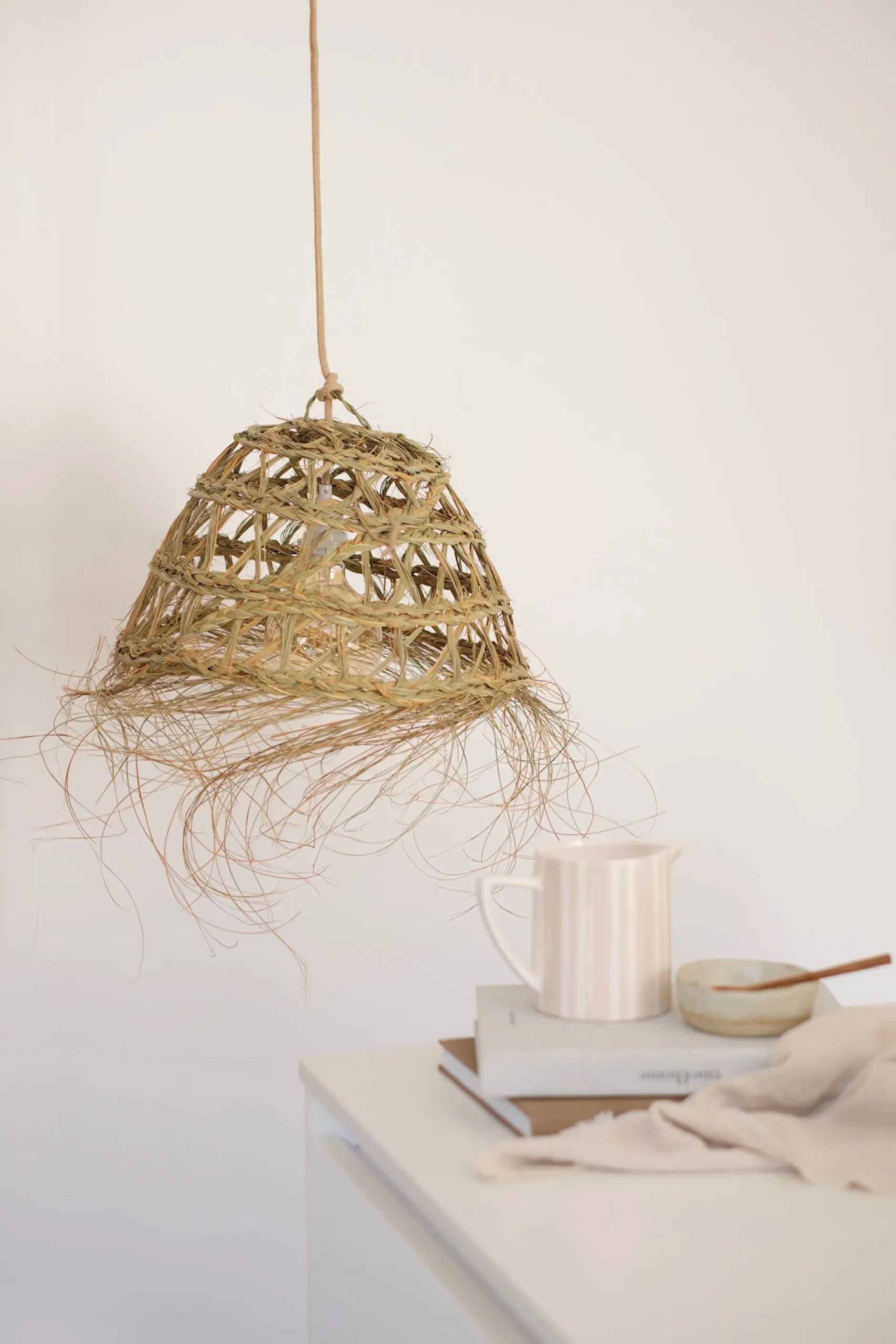 Sélection M Suspension bohème en osier Outlet