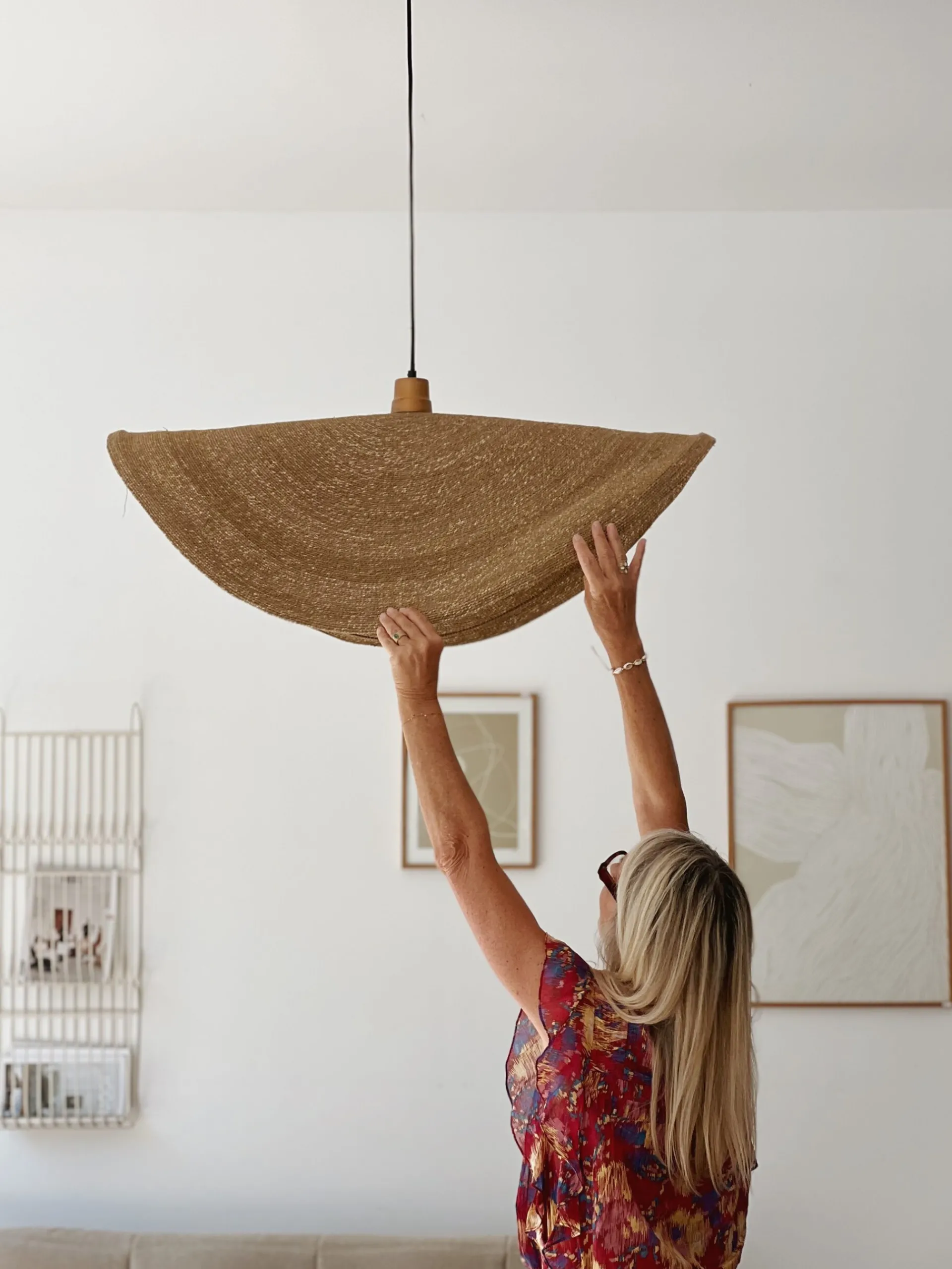 Sélection M Suspension capeline en jonc de mer Discount