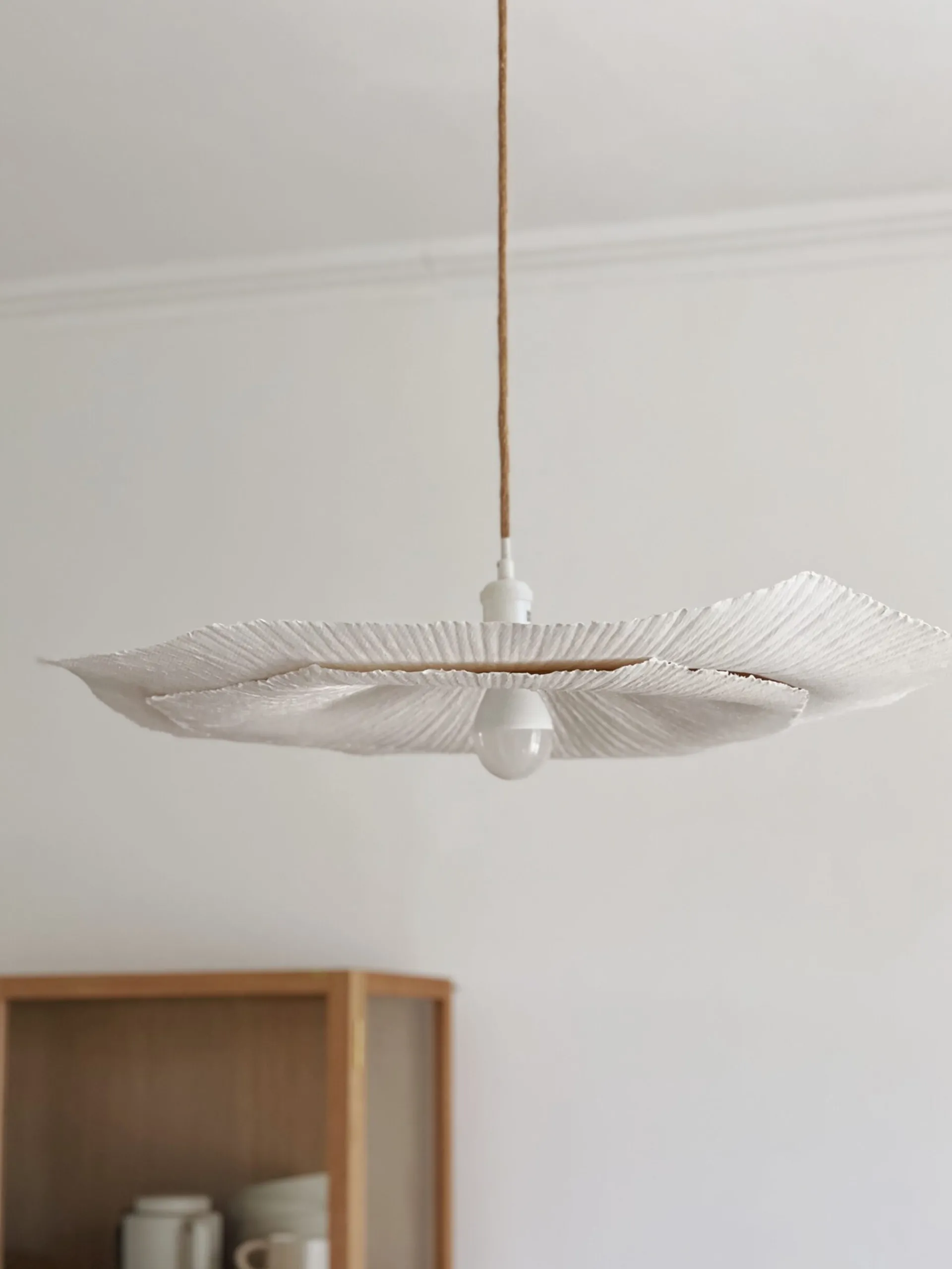 Sélection M Suspension fleur en papier mâché double Discount