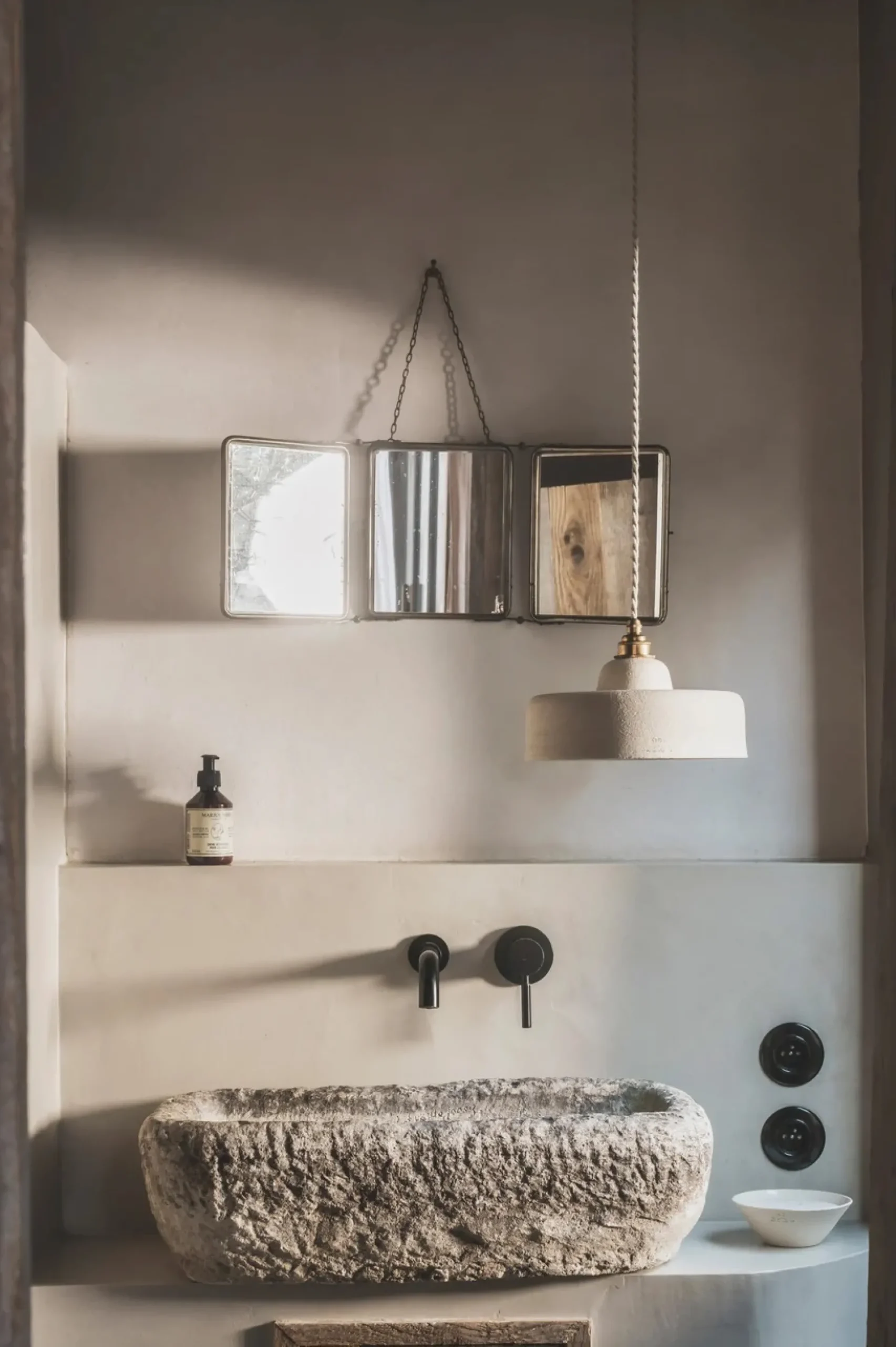 Sélection M Suspension grès chamotté ivoire Online