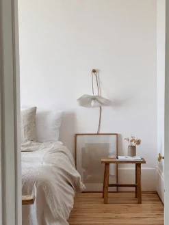 Sélection M Suspension Luminaire “Fleur” en papier mâché small Sale