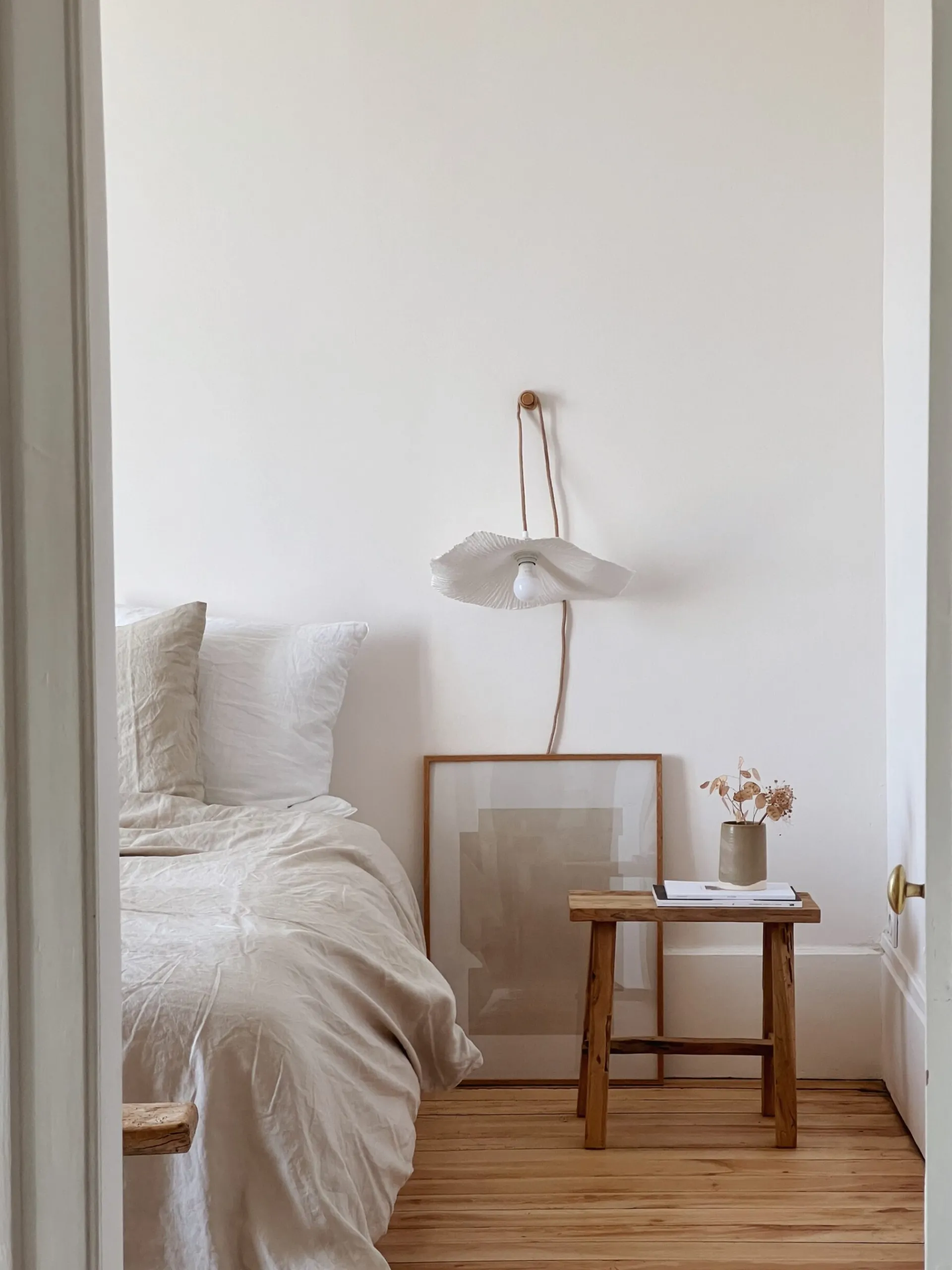 Sélection M Suspension Luminaire “Fleur” en papier mâché small Sale