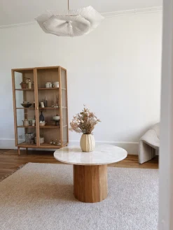 Sélection M Suspension luminaire “fleur” en papier mâché M/L Outlet