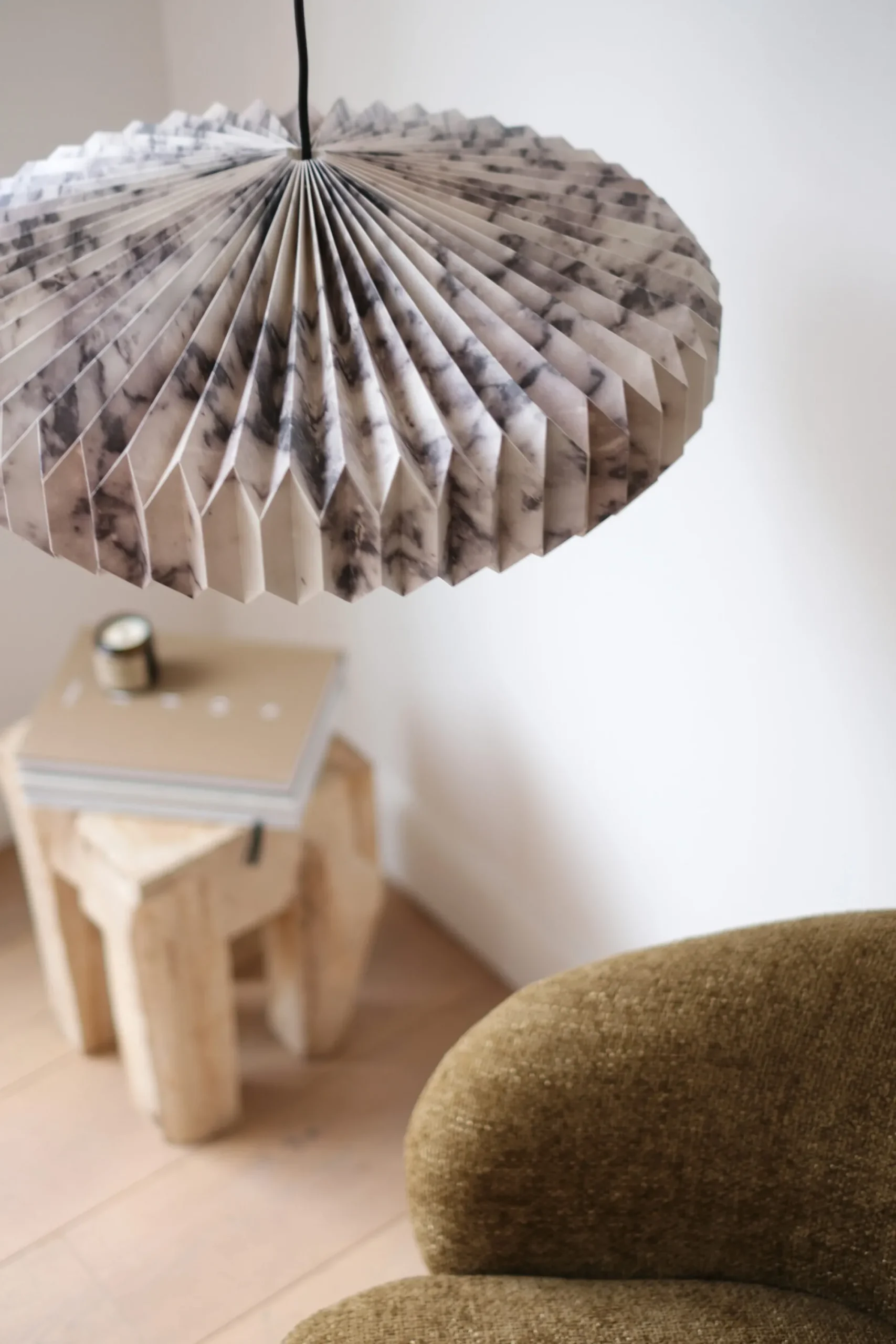 Sélection M Suspension Origami en papier marbré – 3 tailles Online