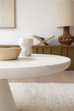 Sélection M Table basse ciment blanc Sale