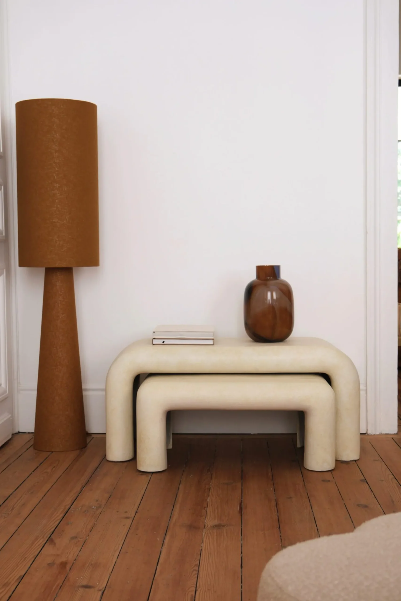 Sélection M Table basse effet béton ciré (set de 2) Sale