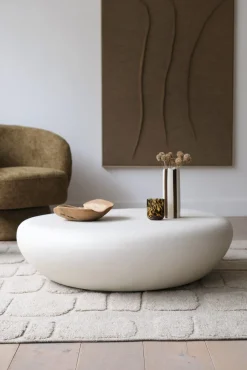 Sélection M Table basse forme organique en microciment Outlet