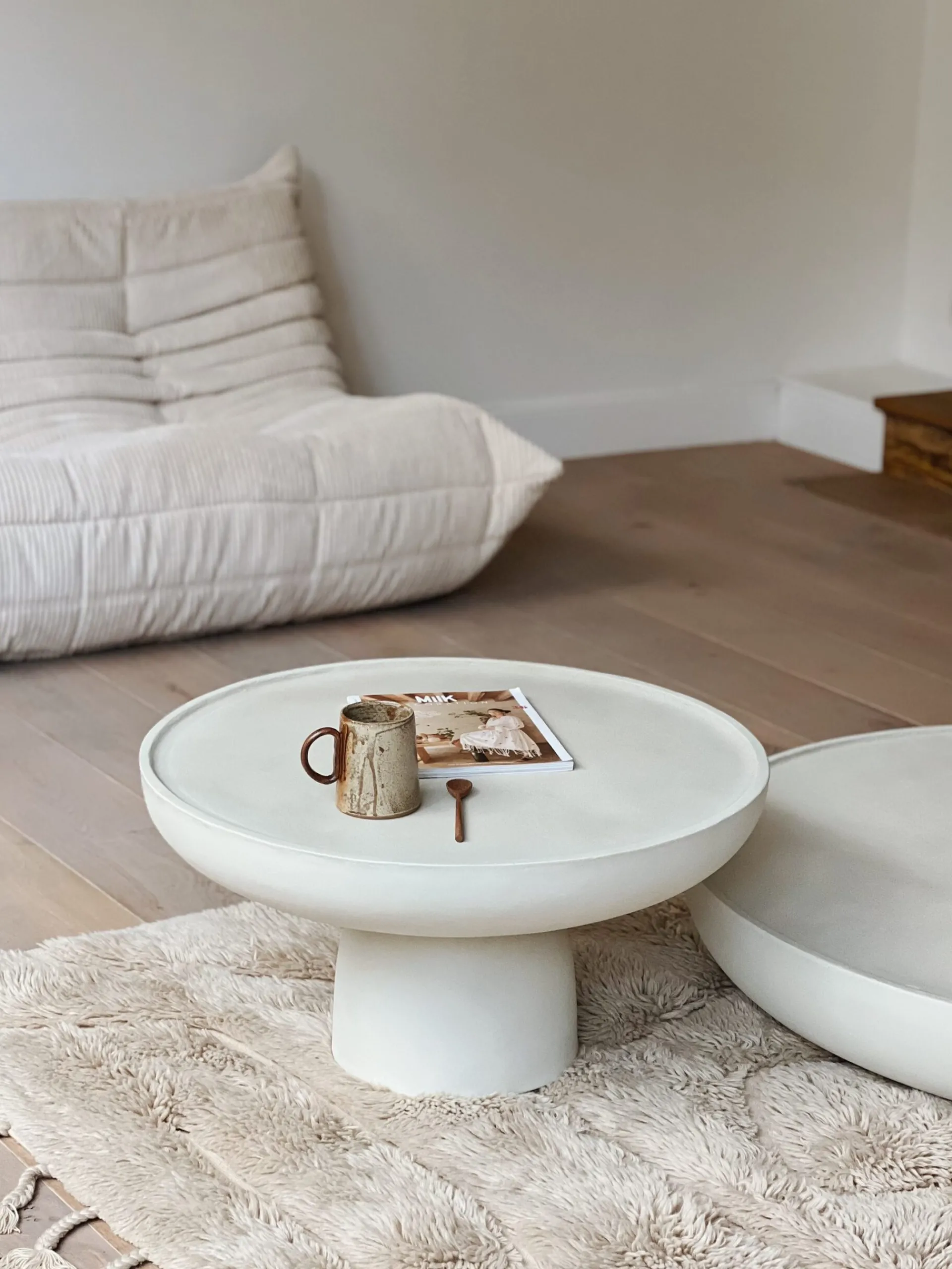 Sélection M Table basse microciment “Paros” Outlet