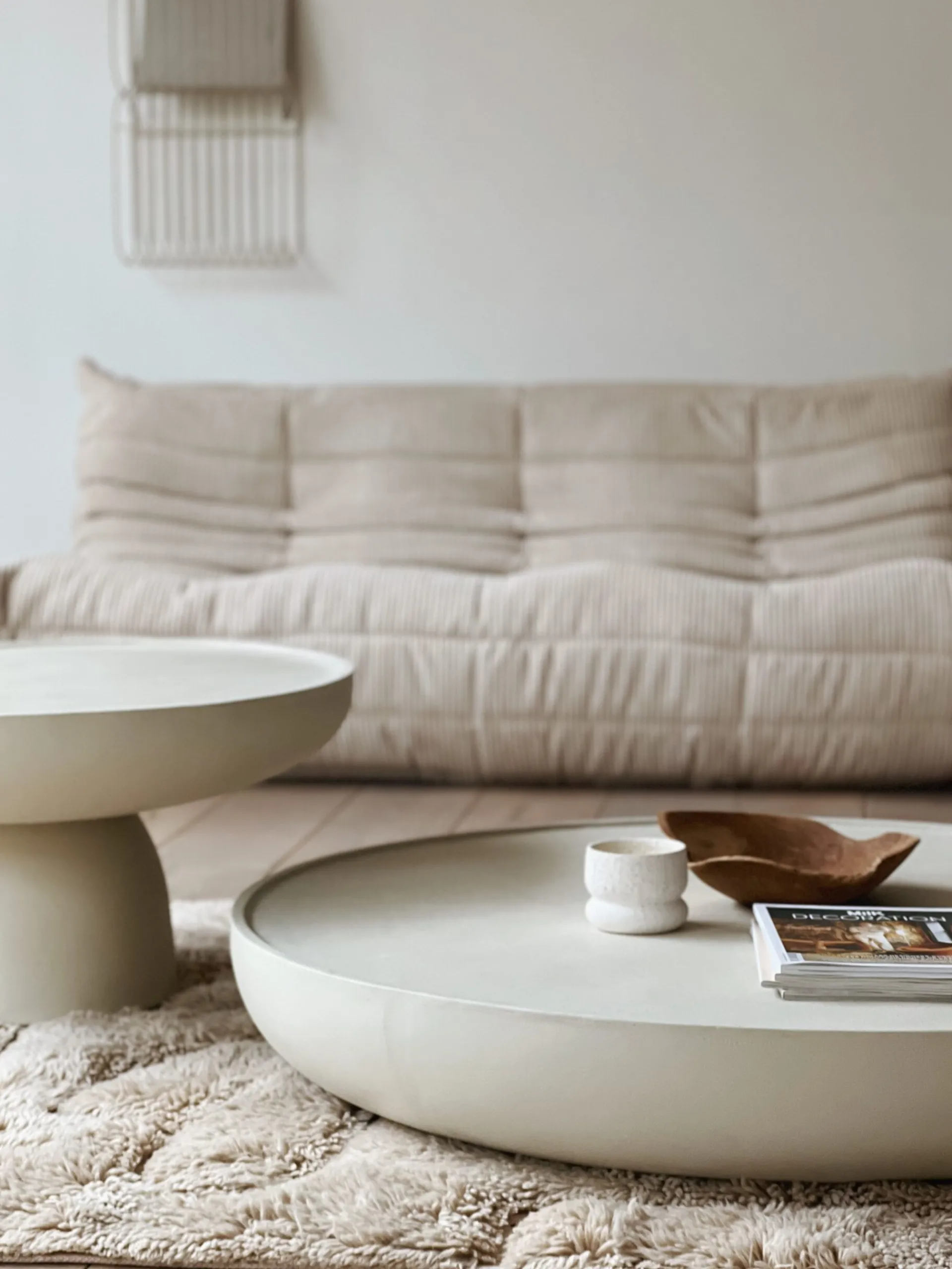 Sélection M Table basse microciment “Paros” Outlet