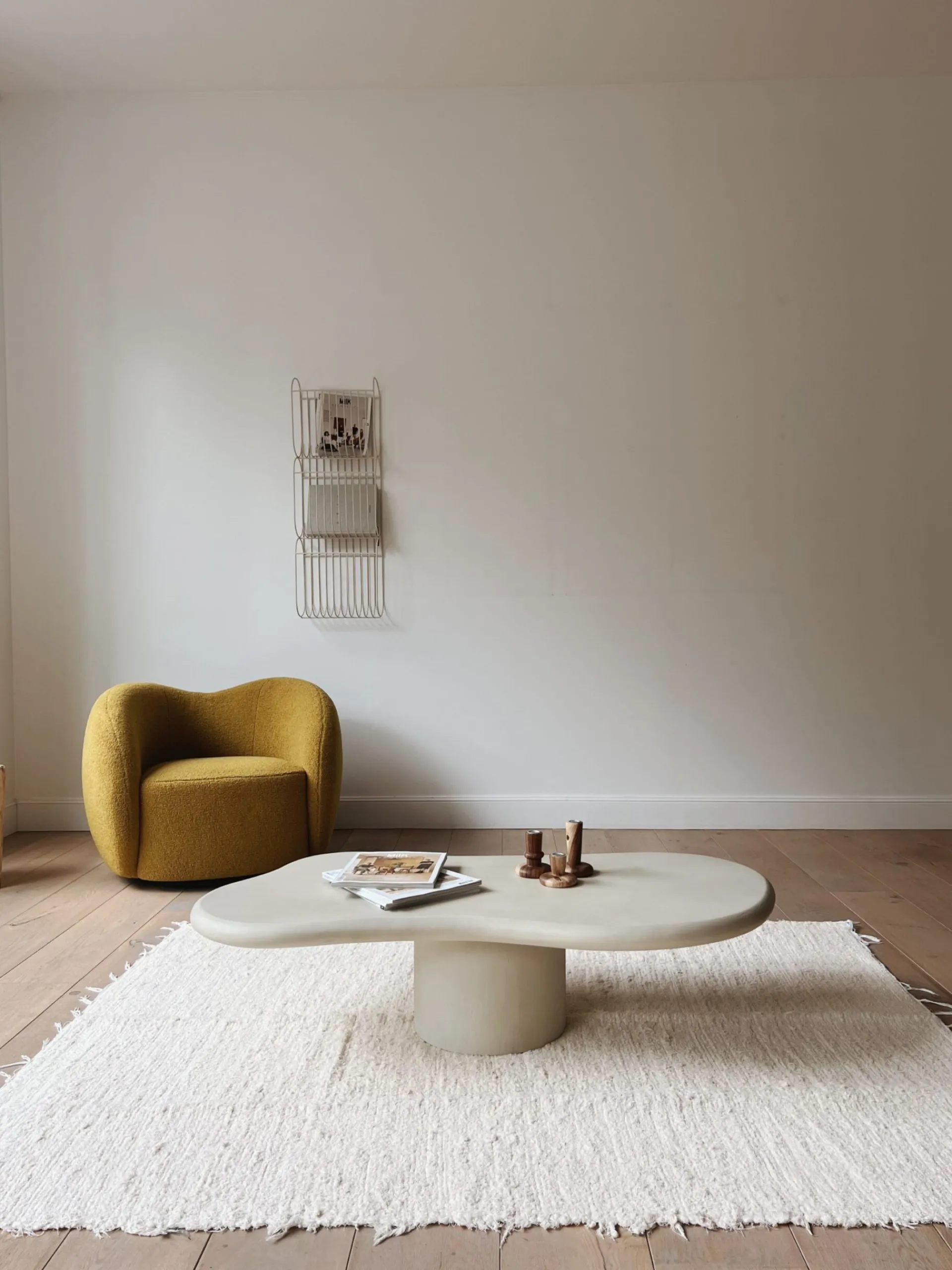 Sélection M Table basse microciment “Volta” Hot