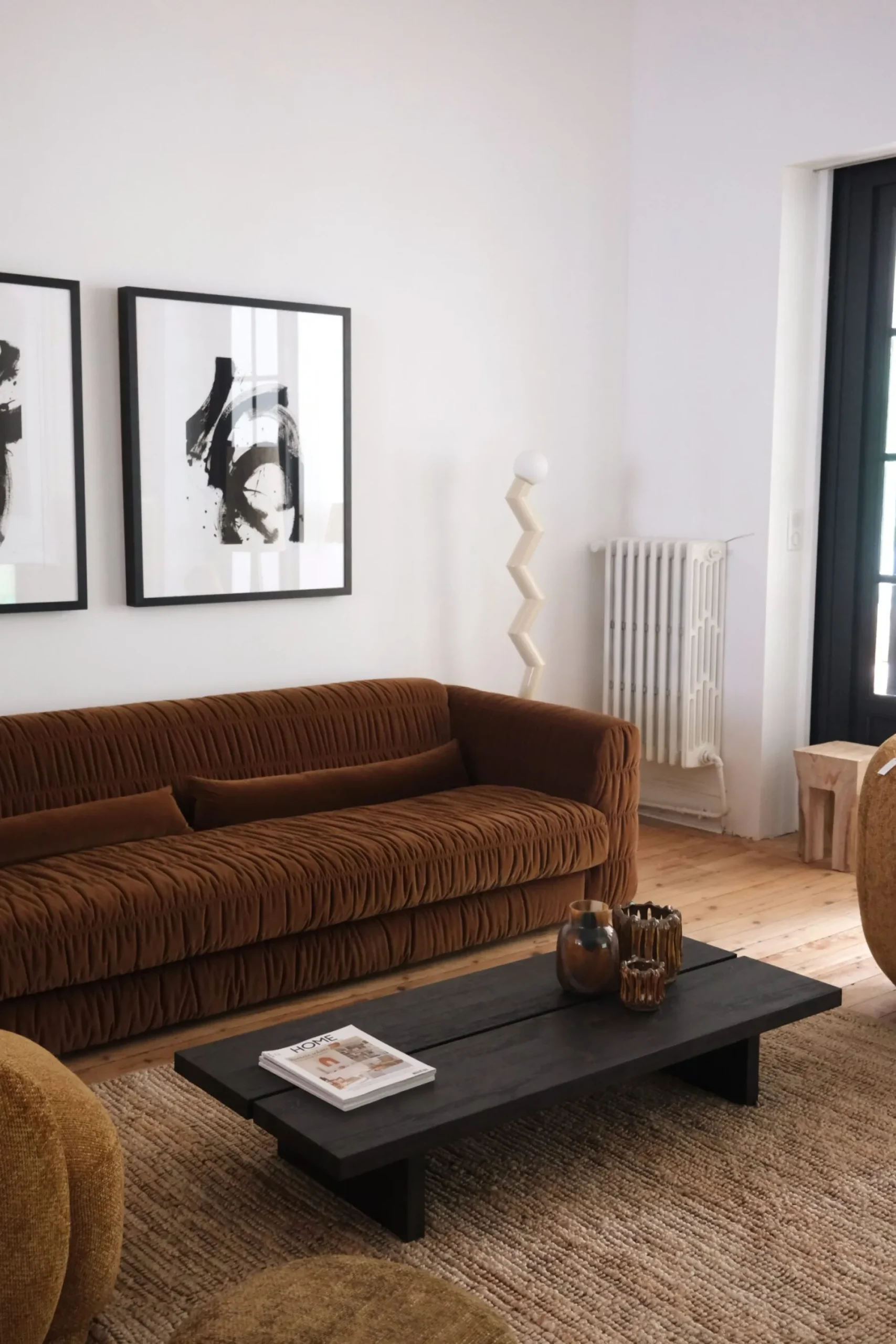 Sélection M Table basse noire Wabi sabi Online