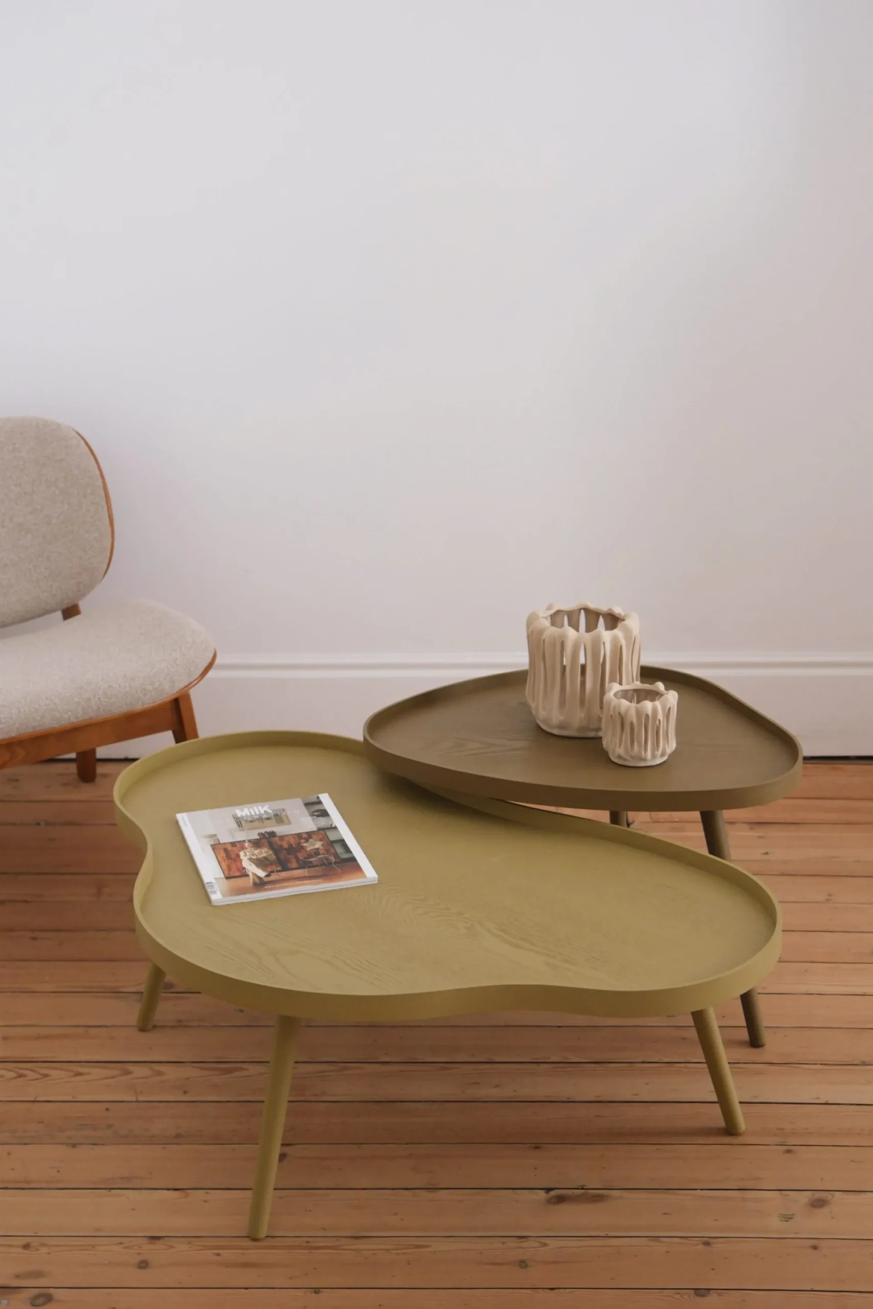 Sélection M Table basse organique bois Hot