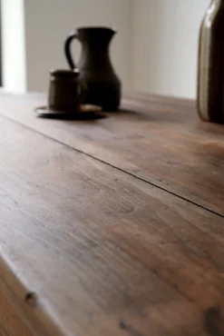 Sélection M Table de ferme ancienne en bois massif Discount