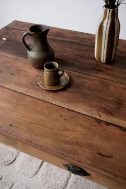 Sélection M Table de ferme ancienne en bois massif Discount