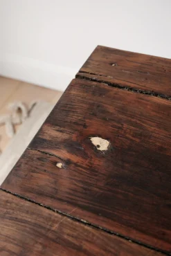 Sélection M Table de ferme ancienne en bois massif Discount