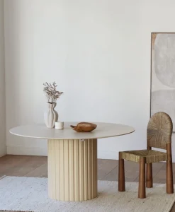 Sélection M Table ronde sur pied central Online