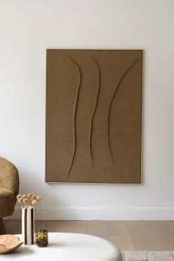 Sélection M Tableau en jute Relief Naturel Hot