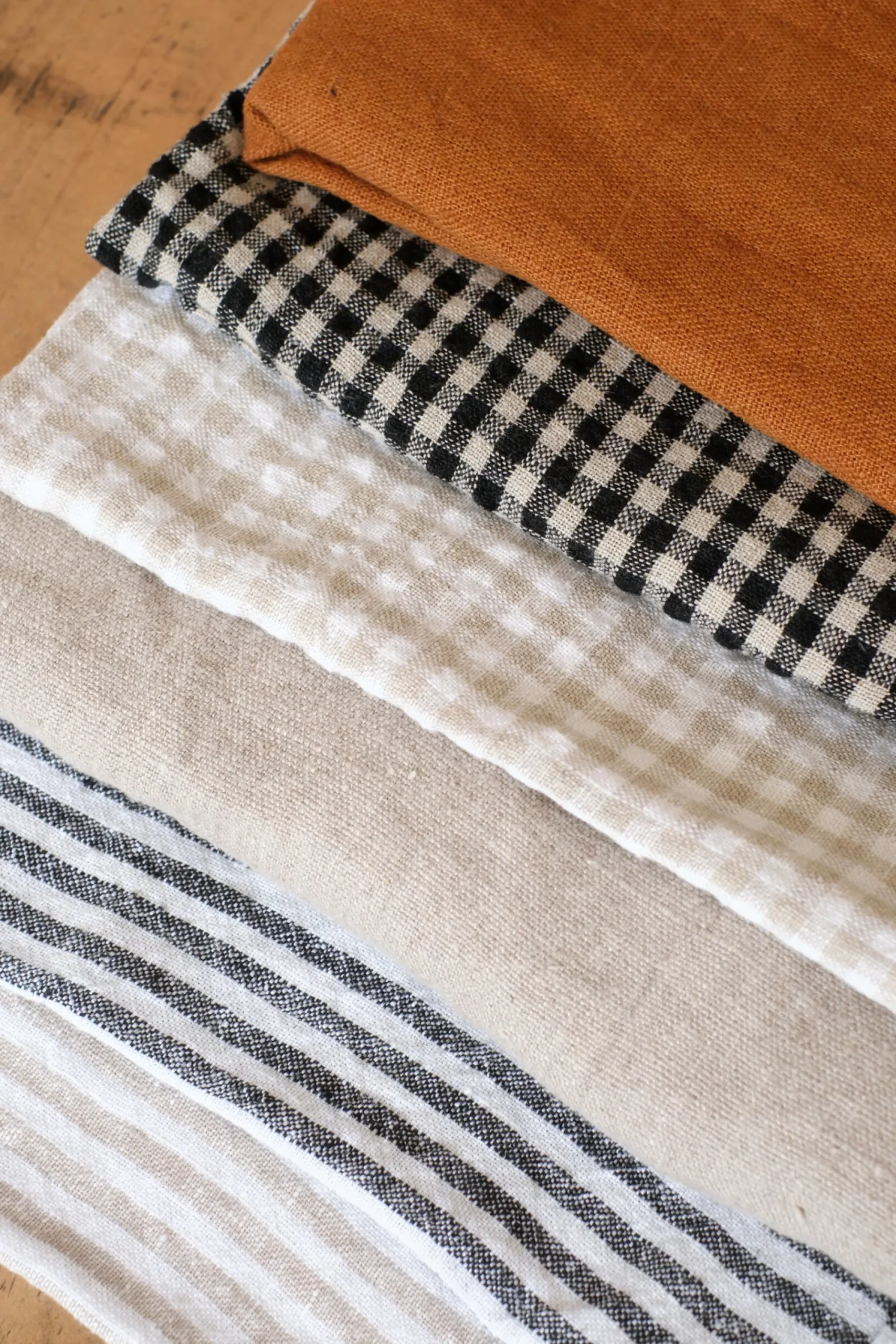 Sélection M Tablier japonais en lin Sale