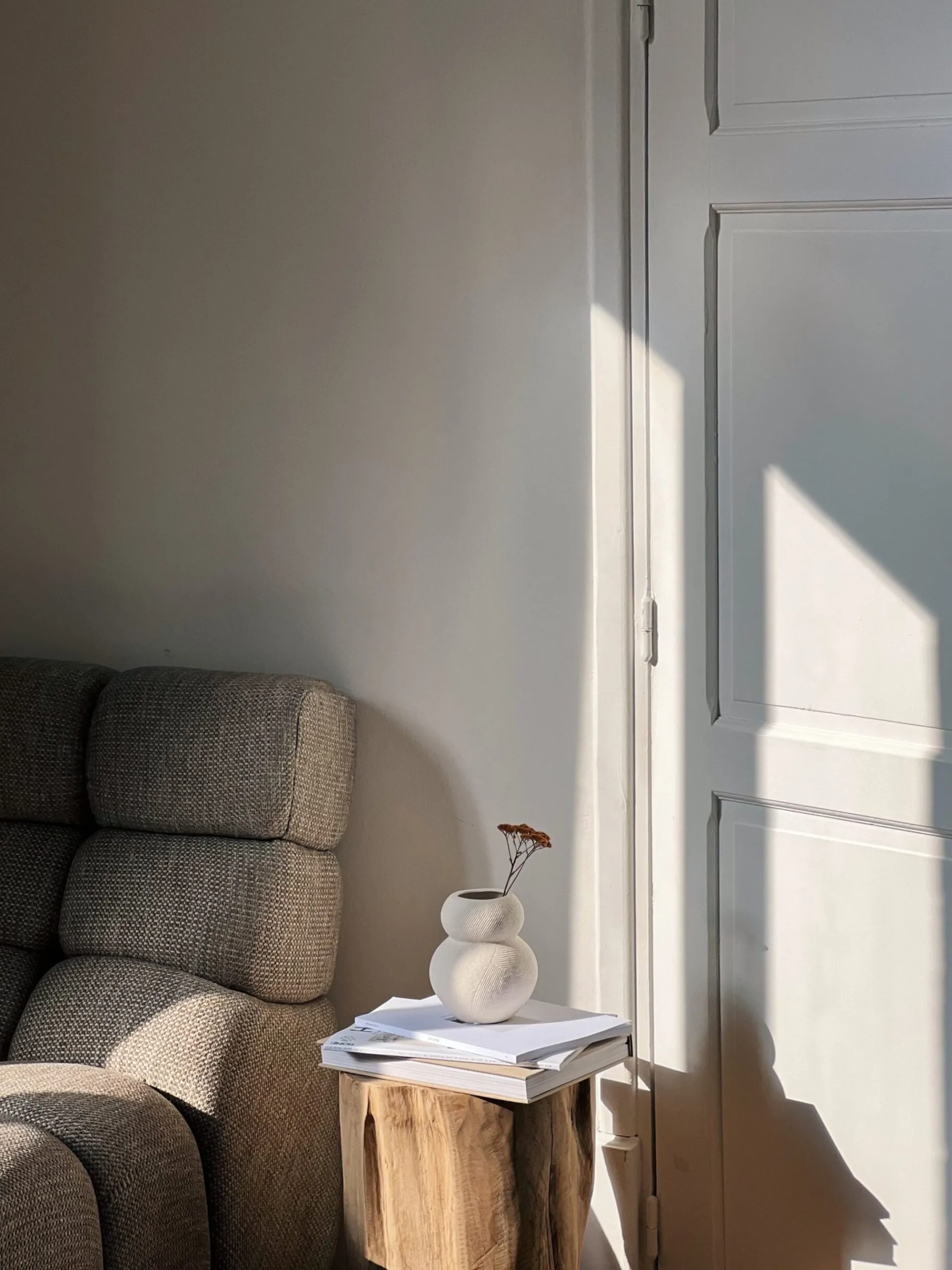 Sélection M Tabouret en teck recyclé