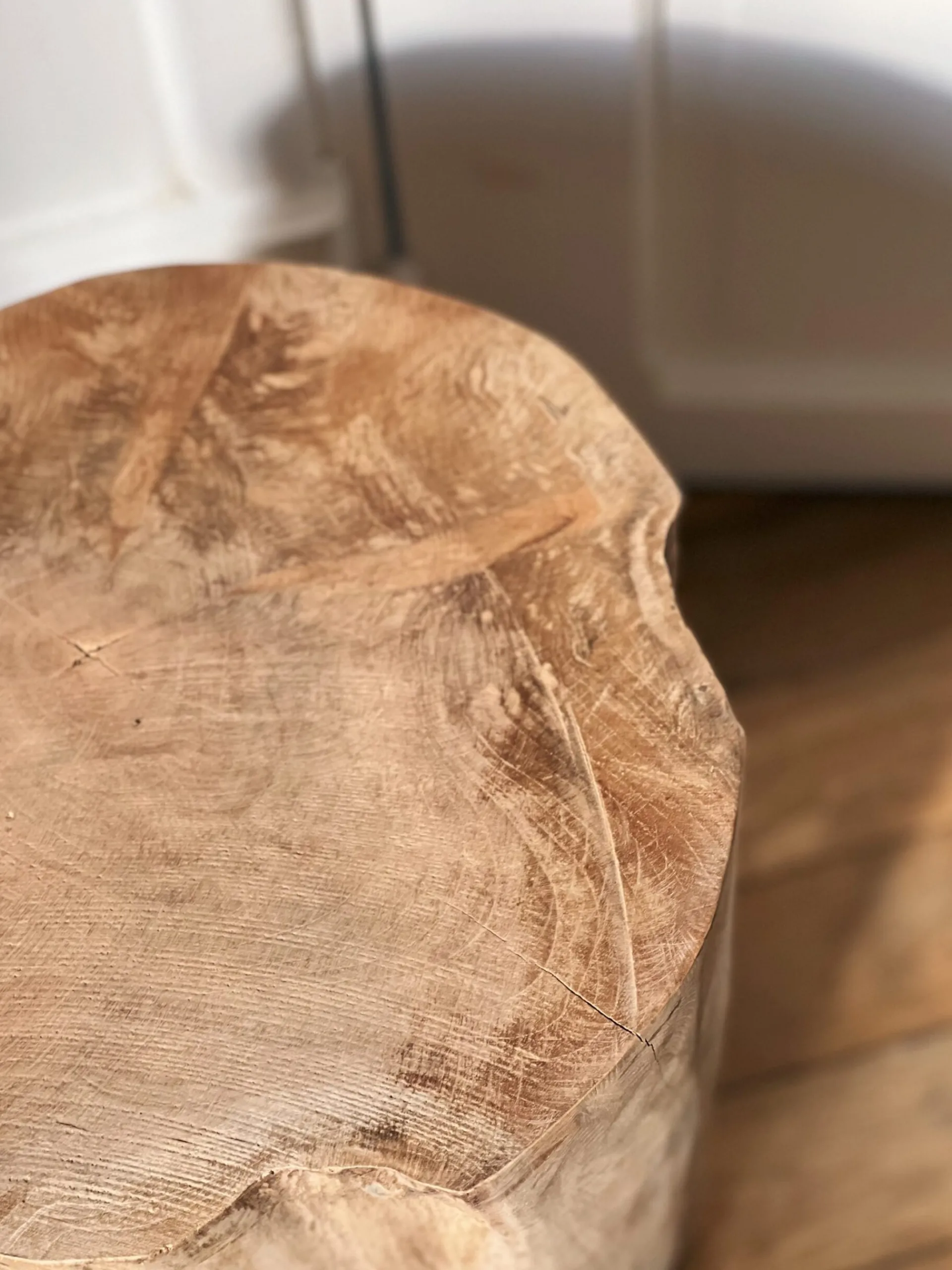 Sélection M Tabouret en teck recyclé