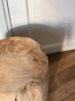 Sélection M Tabouret en teck recyclé