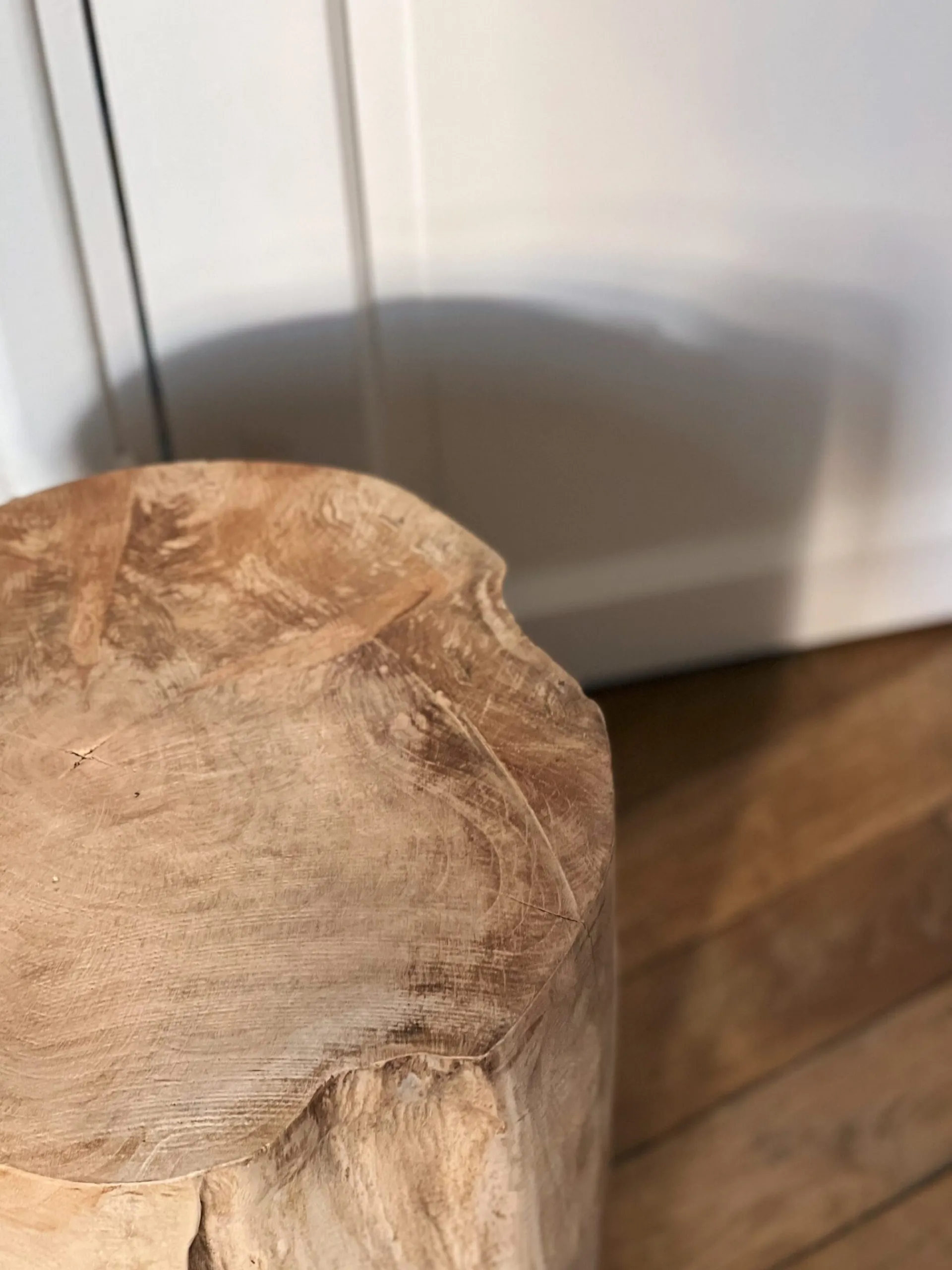 Sélection M Tabouret en teck recyclé