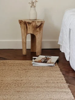 Sélection M Tabouret trepied en teck recyclé Outlet