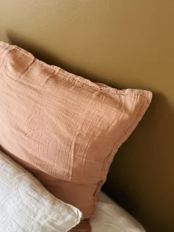 Sélection M Taies d’oreiller gaze de coton Cimarron (x2) Clearance