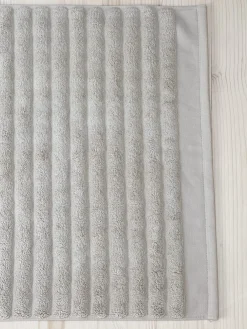 Sélection M Tapis de salle de bain en coton beige Outlet