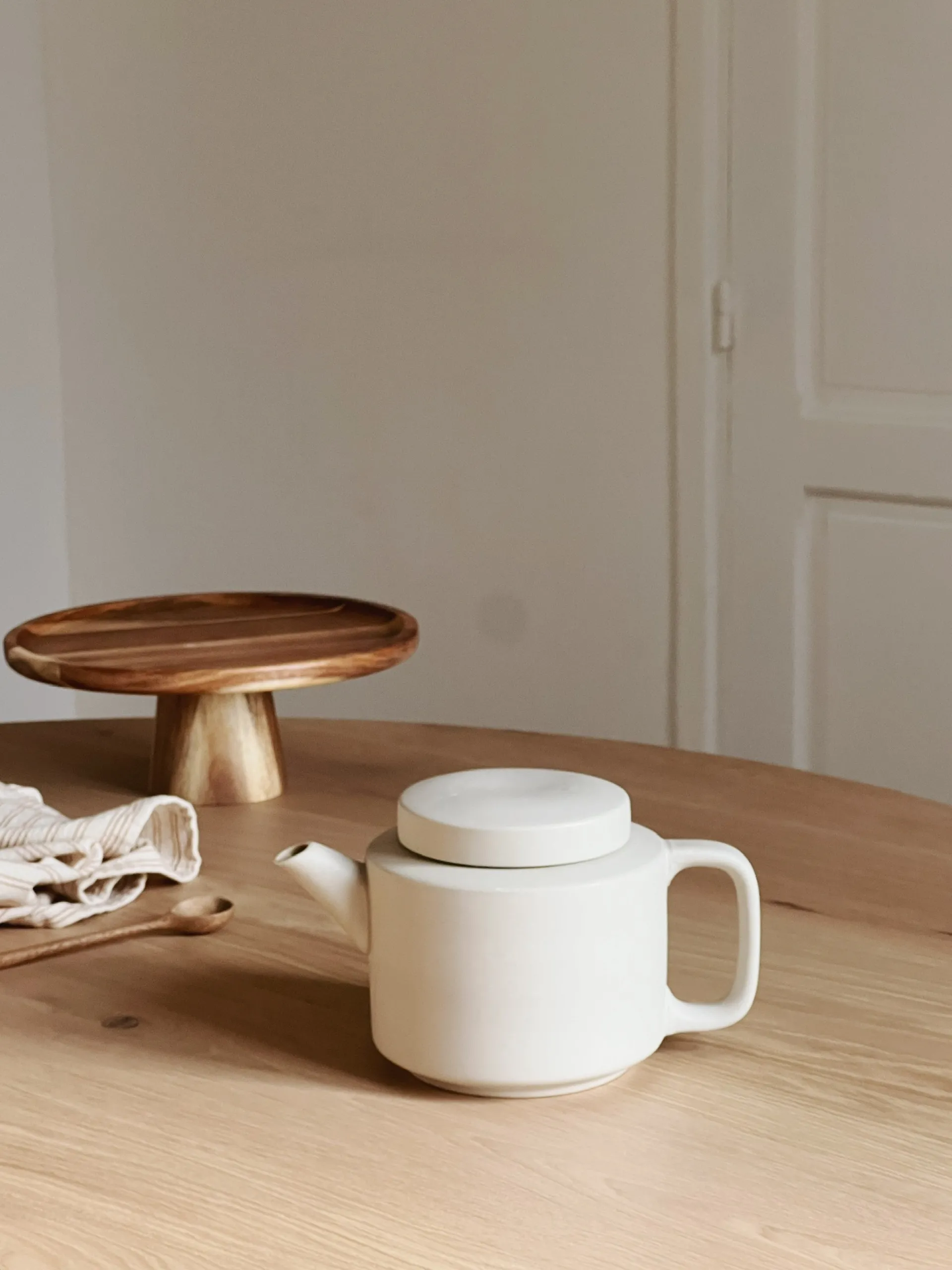 Sélection M Théière en céramique beige Discount