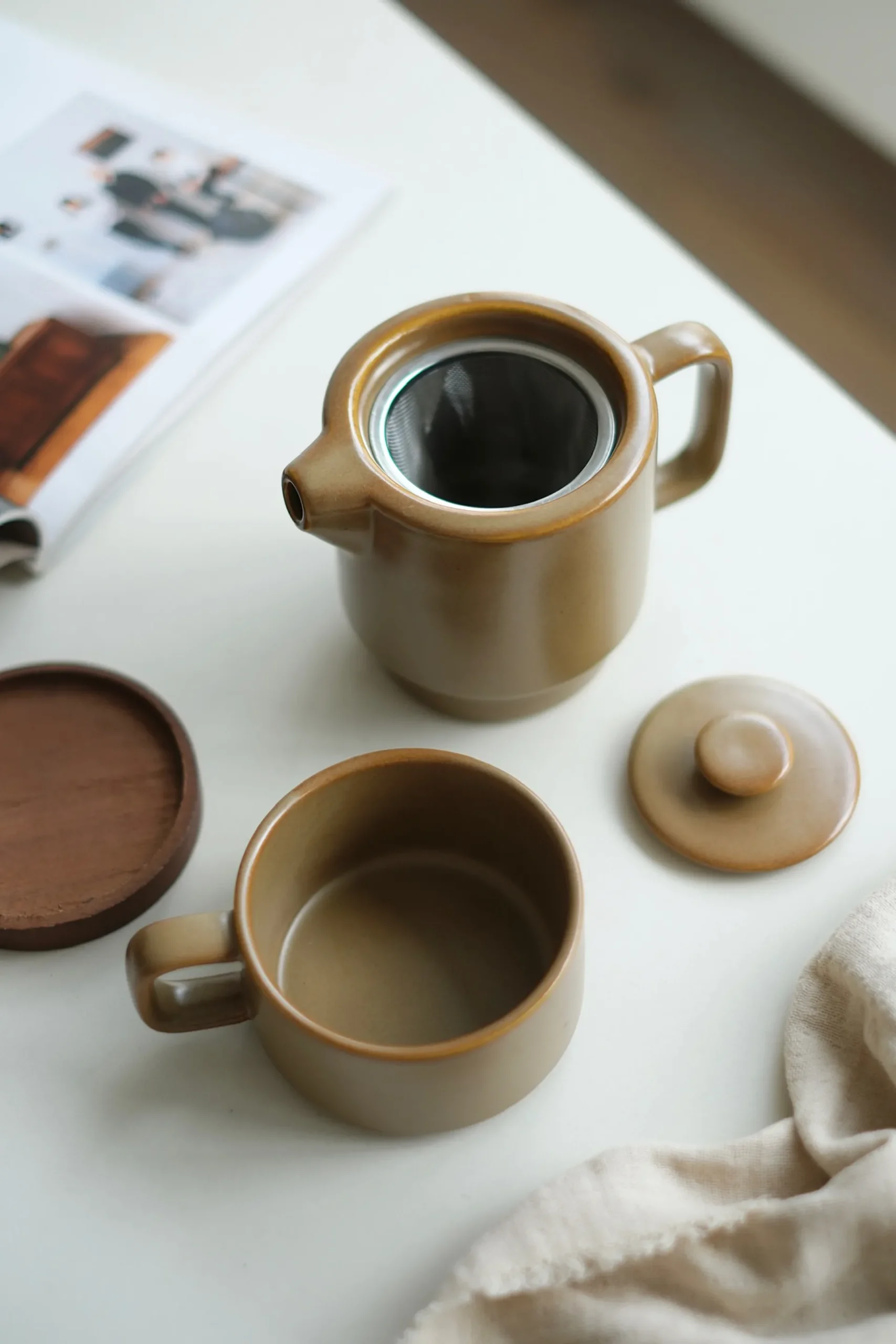 Sélection M Théière solitaire en grès Hot