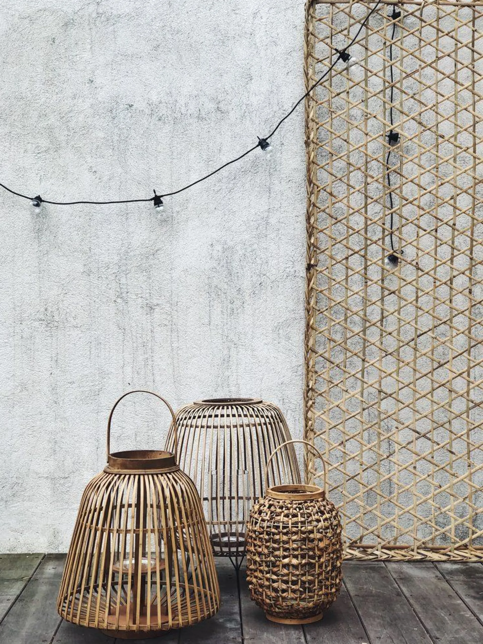 Sélection M Tête de lit en bambou Sale