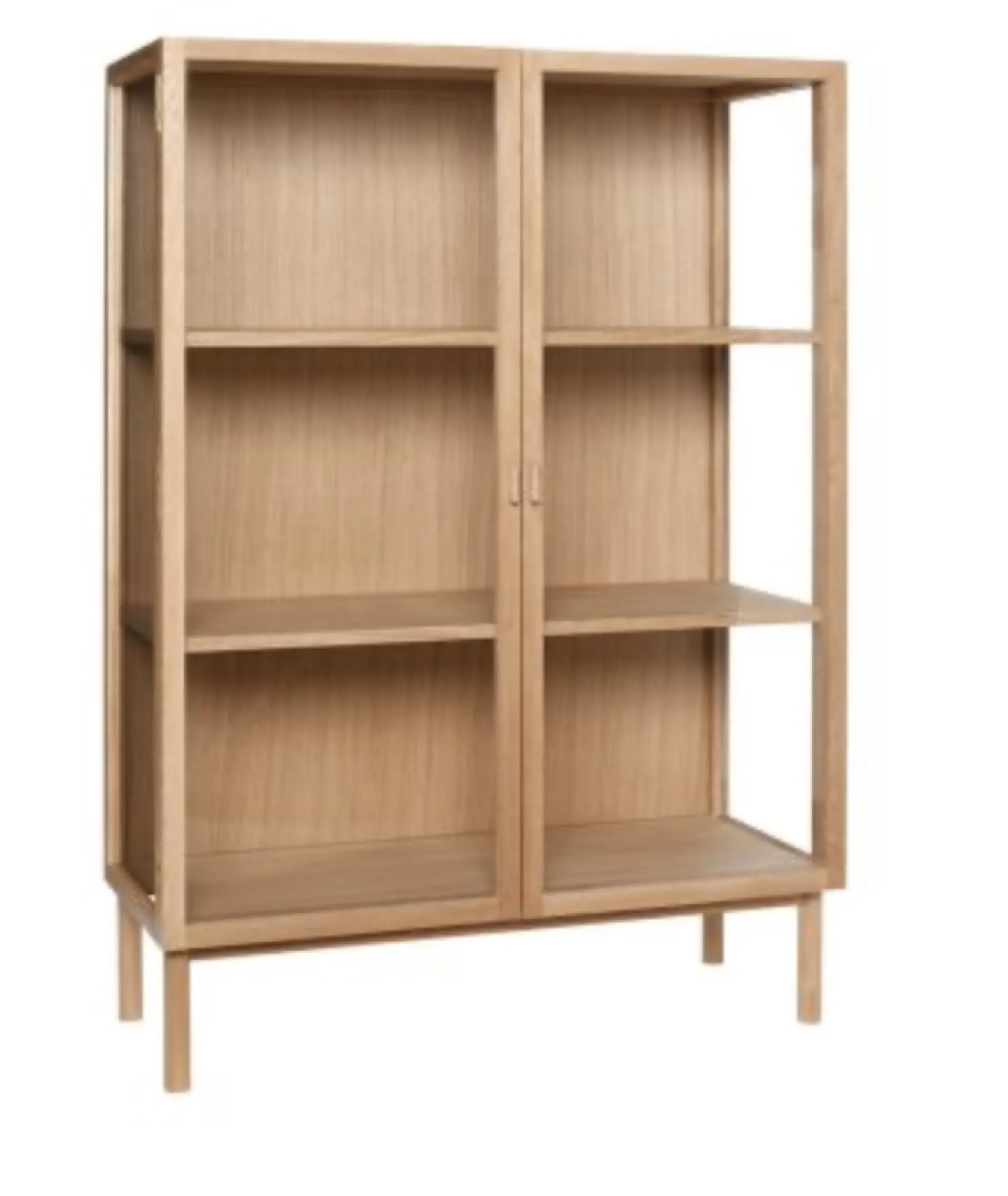 Sélection M Vaisselier / vitrine en chêne Outlet