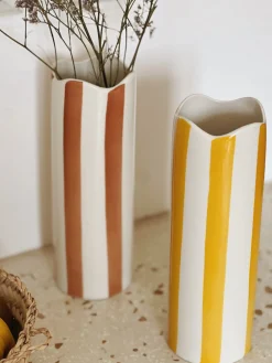 Sélection M Vase cylindrique rayé Hot
