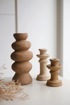 Sélection M Vase en céramique ondulé Clearance