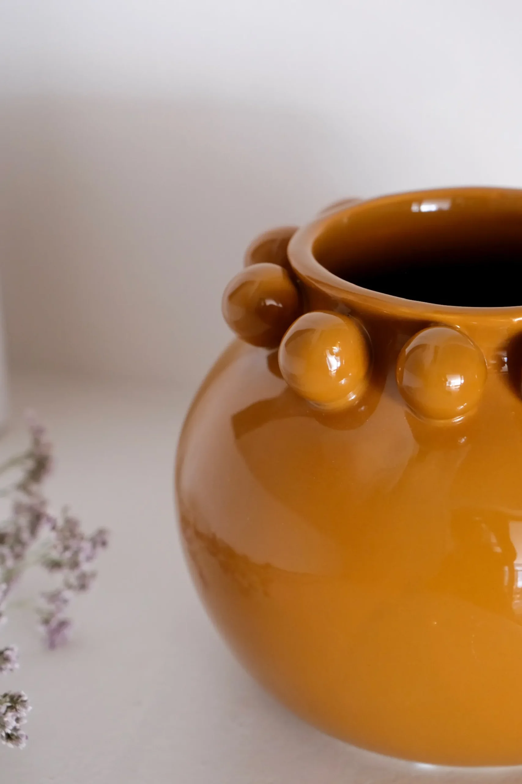 Sélection M Vase rond en céramique Discount